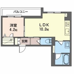 瓢箪山駅 徒歩2分 3階の物件間取画像